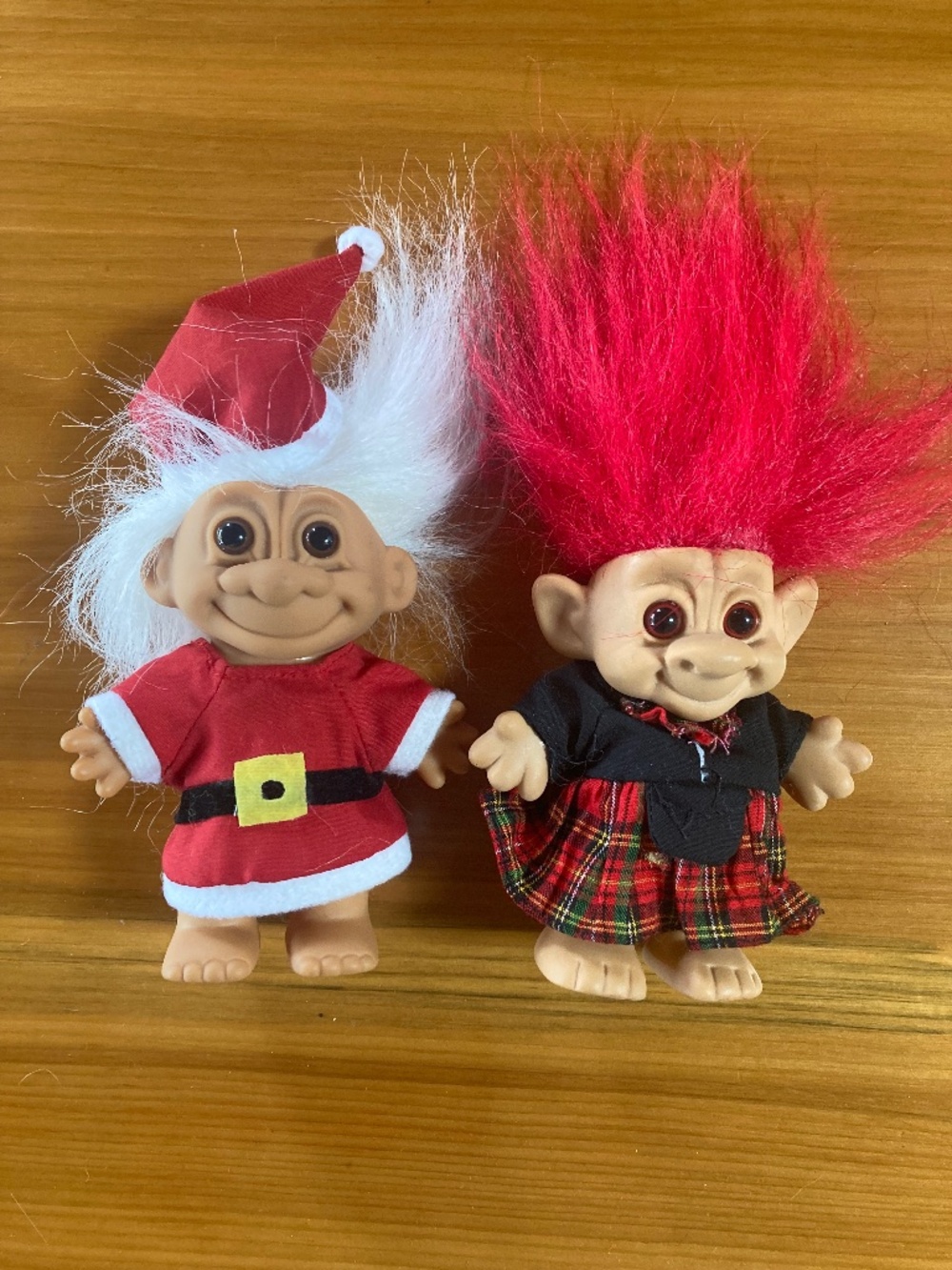 Vintage 90s Troll Doll Lot – IMM Forest Troll & Russ Berrie Santa Troll
